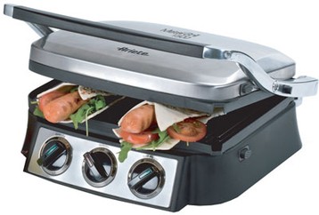 BISTECCHIERA ARIETE 1924 /1500W P.RIGATE REMOV. METAL GRILL 1500 