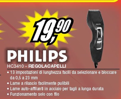 REGOLA CAPELLI PHILIPS QC5330