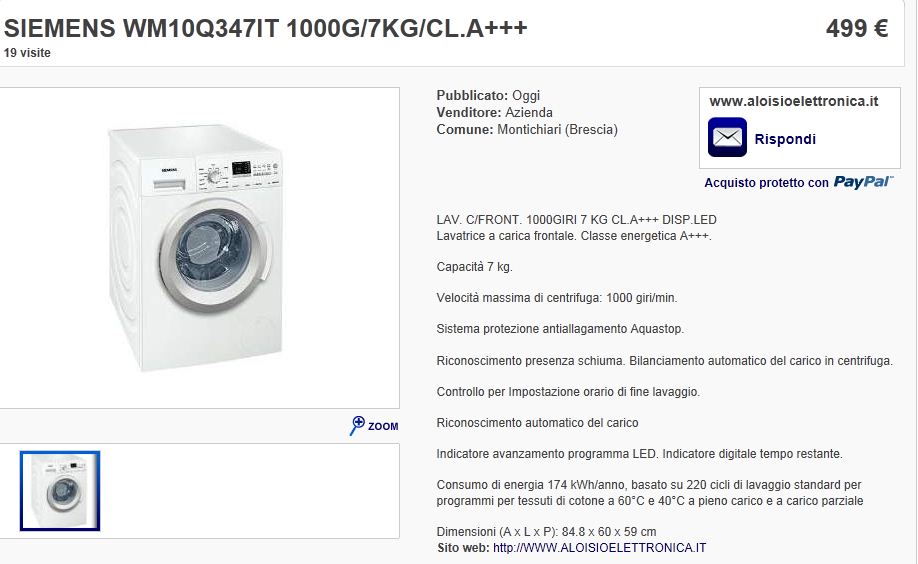 Lavatrice/lav.asciuga aloisio elettronica Tempo lavaggio lavatrice